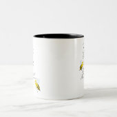 Deux Tons Vous Êtes Amoureux Miel Abeilles Mug (Centre)
