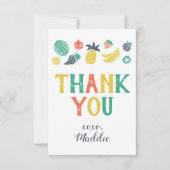 Deux tti Fruiti Deuxième Merci d'anniversaire (Devant)