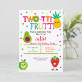 Deux tti Frutti 2e Fille Invitations de fête d'ann (Debout devant)