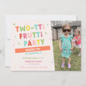 Deux tti Frutti 2e Invitation anniversaire pour fi (Devant)