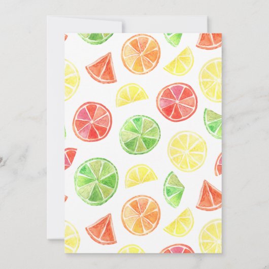 Deux tti Frutti 2e Invitation d'anniversaire (Dos)