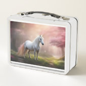 Deux Unicornes Lunchbox métallique (Dos)