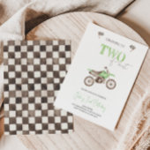 DEUX Vélie Verte Vélo Vélo Avril Invitation