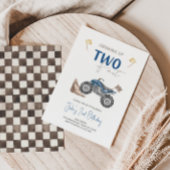 DEUX Vélo Quad Fast 4 Wheeler Invitation Anniversa