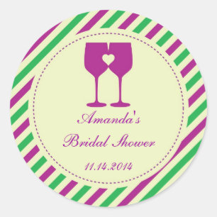 Deux Verres À Vin Favoriser Sticker