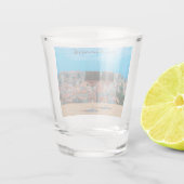 Deux verres de vin rouge avec vue sur Dubrovnik (Dos)