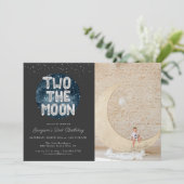 Deux vers la Lune | Invitation à la 2ème fête d'an (Debout devant)