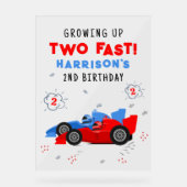 Deux voitures de course pour enfants 2 ans accueil (Recto)