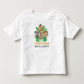 Deux Wild 2e Anniversaire Jungle Baby T-shirt (Devant)