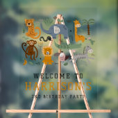 Deux Wild 2e anniversaire Safari Animaux Enfants B (Neutre)