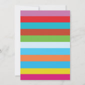 Deux zèbres - Deux invitations de fête d'anniversa (Dos)