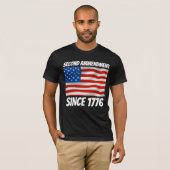 DEUXIÈME 2E AMMENDEMENT 1776 T-SHIRTS PATRIOTES (Devant entier)