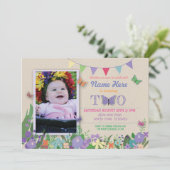 Deuxième 2ème 2 Invitation d'anniversaire de papi (Debout devant)