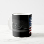 Deuxième amendement - Tout noir, AR-15 Mug (Devant gauche)