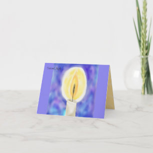 Deuxième carte de Hanoukka de nuit