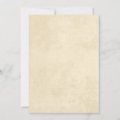 Deuxième Rodéo Western Cowboy 2e Invitation d'anni (Dos)