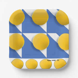 DeVal's papieren Borden Papieren Bordje