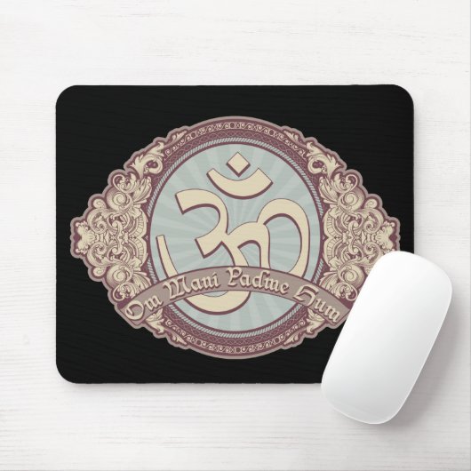Devanagari OM Logo Muismat (Met muis)