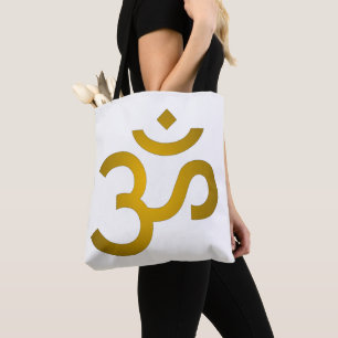 Devanagari om - White Draagtas