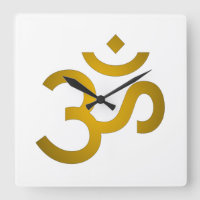Devanagari om - Wit