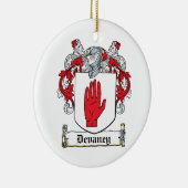 Devaney Family Crest Keramisch Ornament (Rechts)