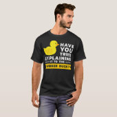 Developer Programming Duck Rubber Duck animal love T-shirt (Voorkant volledig)