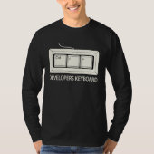 Developers Keyboard Front End Developer Web Design T-shirt (Voorkant)