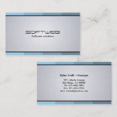 Développeur web - cartes de visite (Devant / Derrière)