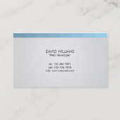 Développeur web - cartes de visite (Dos)