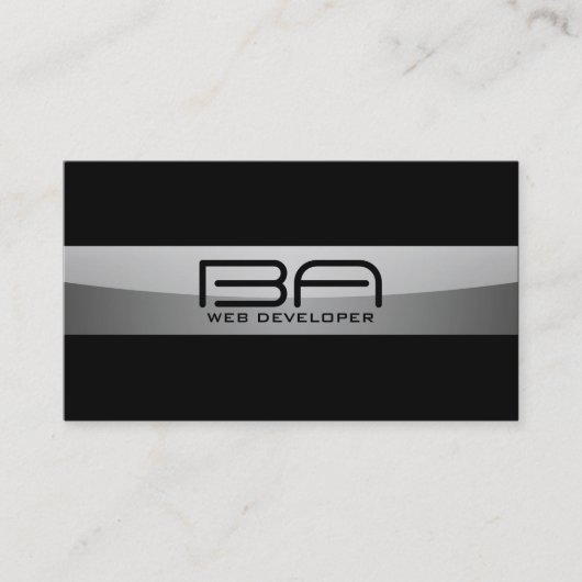 Développeur web - cartes de visite (Devant)
