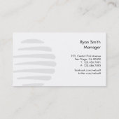 Développeur Web - Cartes de visite (Dos)