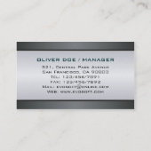 Développeur web - cartes de visite (Dos)