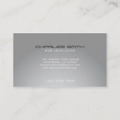 Développeur web - cartes de visite (Dos)