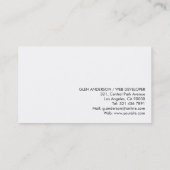 Développeur web - cartes de visite (Dos)