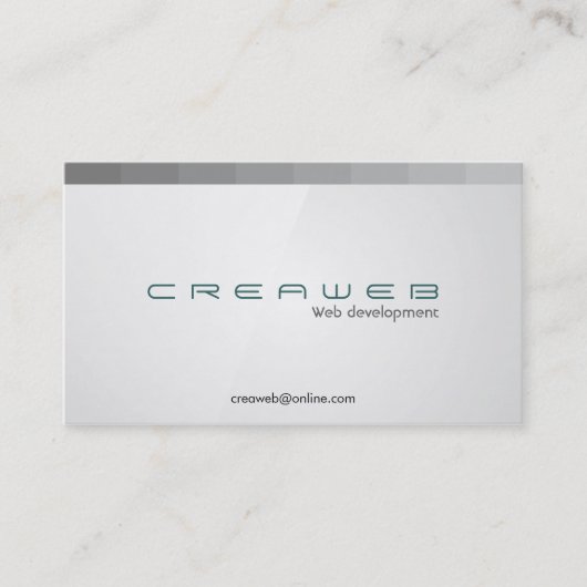 Développeur web - cartes de visite (Devant)