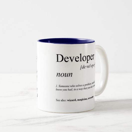 Développeurs Mug (Devant droit)