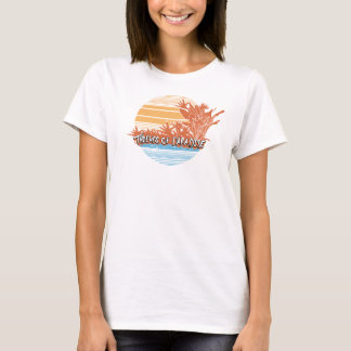 Deven van de riem van de Paradise Sunset Spaghetti T-shirt