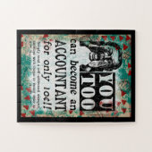 Devenez Comptable Puzzle - Vintage amusant (Horizontal)