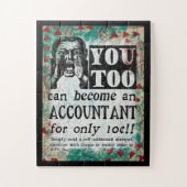 Devenez Comptable Puzzle - Vintage amusant (Vertical)