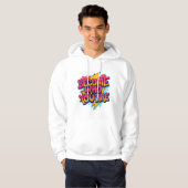 Devenez Qui Vous Êtes Citation Sweat à Capuche (Devant entier)
