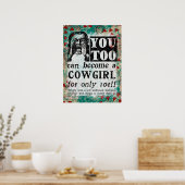 Devenez Une Poster De Femme - Drôle Annonce Vintag (Cuisine)