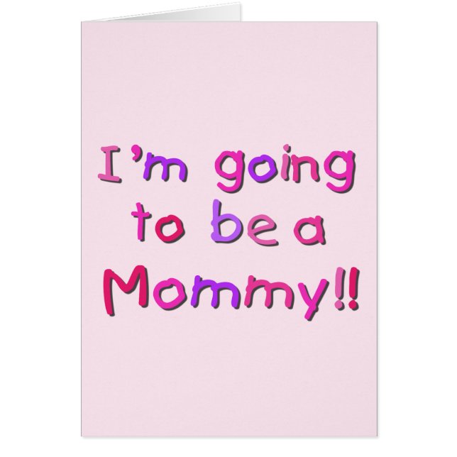 Devenir maman - rose et violet (Devant)