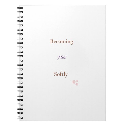 Devenir Son Cahier Doux | Esthétique Féminine (Devant)