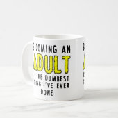 Devenir un adulte Mug drôle (Devant gauche)