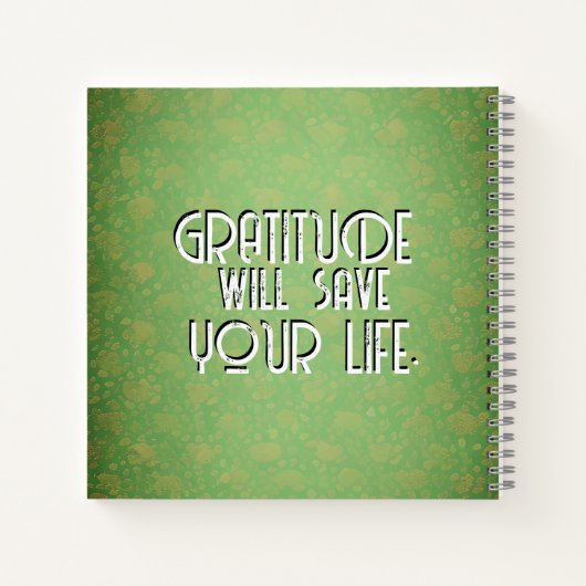 Devenir un journal de gratitude (Dos)