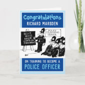 Devenir une carte d'agent de police (Devant)