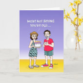 Devenir vos parents Carte d'anniversaire (Fleur jaune)