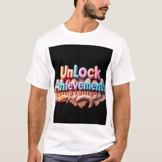 Déverrouiller le T-shirt graphique d'accomplisseme