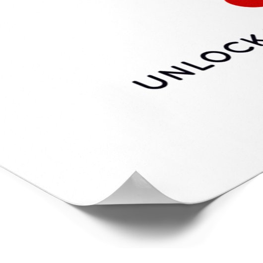 Déverrouiller - Poster (Coin)