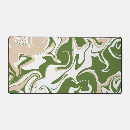 Déversement - Blanc, Sable et Palm Green (Recto)